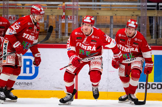 Timrås Morten Madsen jublar