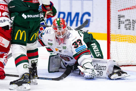 Frölundas målvakt Johan Mattsson