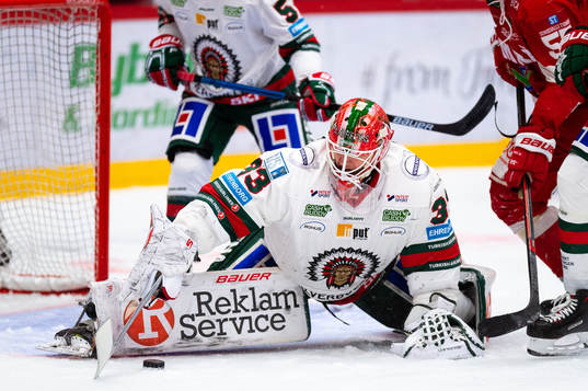 Frölundas målvakt Johan Mattsson