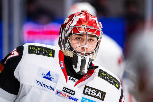 Malmö Redhawks målvakt Gustav Walldén