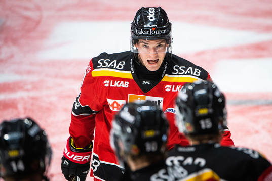 Luleås Austin Farley jublar