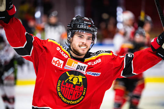 Luleås Oscar Engsund jublar
