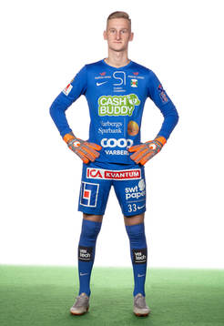 Varbergs målvakt Albin Svensson