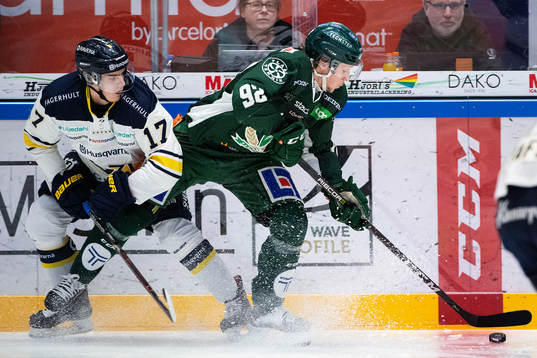 s Isac Brännström och Färjestads Jesper Olofsson