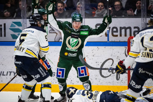 Färjestads Marcus Nilsson jublar