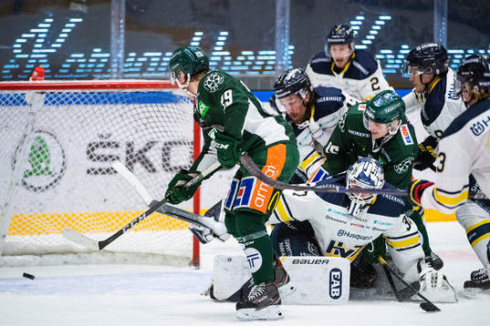 Färjestads Oskar Steen gör 5-1