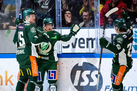 Färjestads Marcus Nilsson jublar