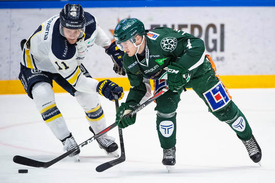 s Simon Önerud och Färjestads Michael Lindqvist