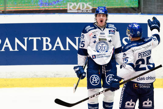 Leksands Johan Porsberger jublar