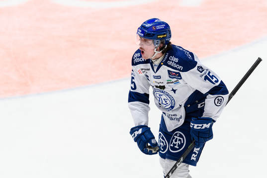 Leksands Johan Porsberger jublar