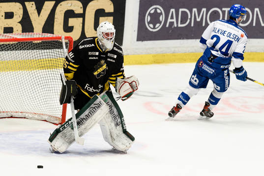 s målvakt Robin Wallin jublar