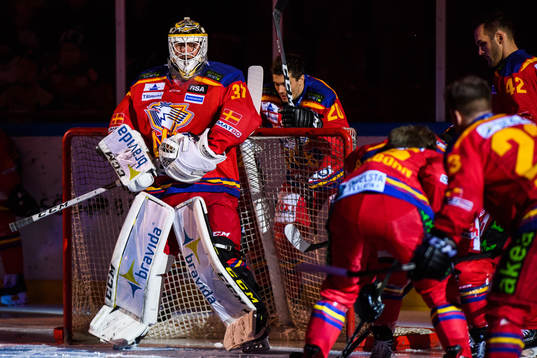 Malmö Redhawks målvakt Lars Volden