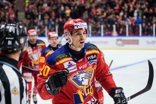 Malmö Redhawks Henrik Hetta jublar