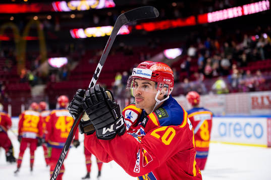 Malmö Redhawks Henrik Hetta jublar