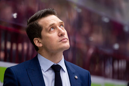 Växjös tränare Sam Hallam