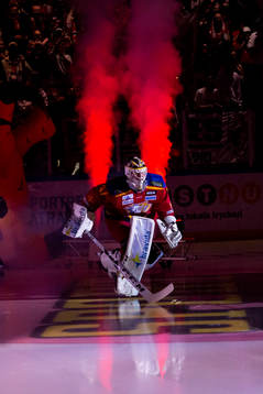 Malmö Redhawks målvakt Lars Volden gör entré
