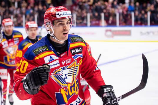 Malmö Redhawks Henrik Hetta jublar
