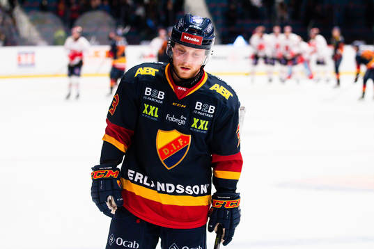 Djurgårdens Linus Hultström deppar
