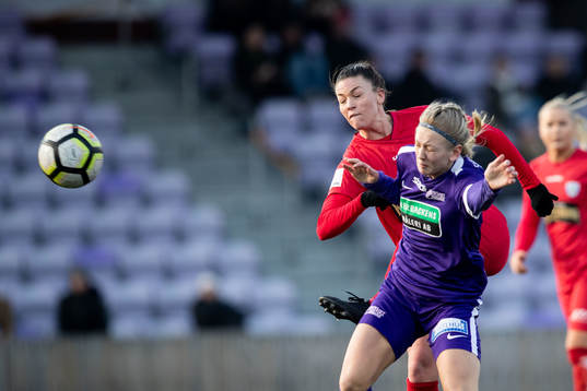 Göteborgs Pauline Hammarlund och jitex Nora Rönnfors