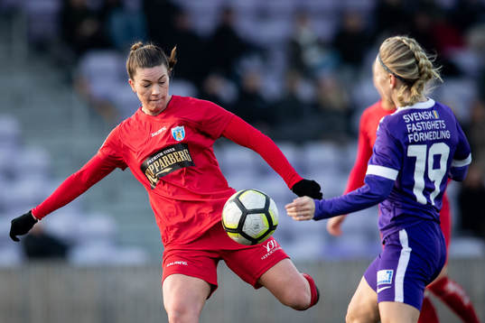 Göteborgs Pauline Hammarlund och jitex Nora Rönnfors