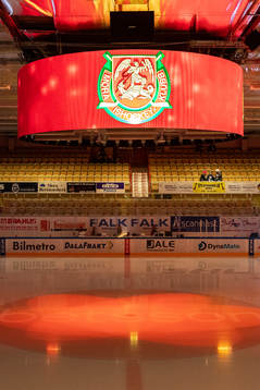 Jalas Arena innan ishockeymatchen i SHL mellan Mora och