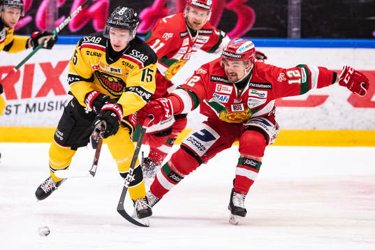 Luleås Carl Mattsson  och Moras Kevin Gagné