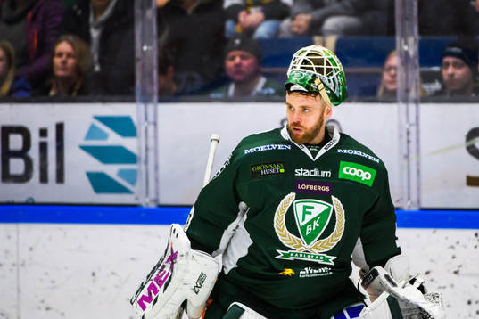Färjestads målvakt Markus Svensson
