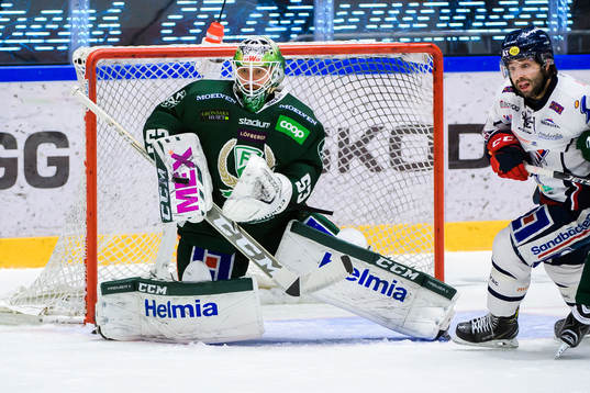 Färjestads målvakt Markus Svensson