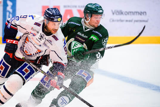 Linköpings Derek Roy och Färjestads Jesper Olofsson