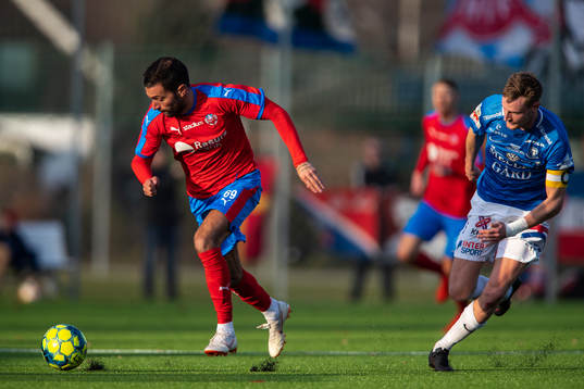 Helsingborgs David Boysen och Trelleborgs Anton Tideman