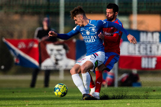 Helsingborgs David Boysen och Trelleborgs Felix Hörberg