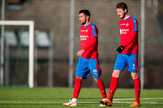 Helsingborgs David Boysen och Rasmus Jönsson