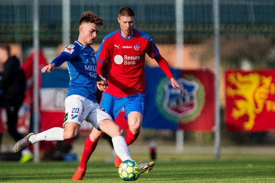 Trelleborgs Felix Hörberg och Helsingborgs Markus