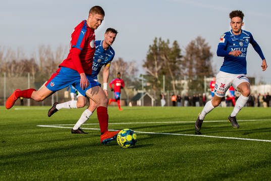 Helsingborgs Markus Holgersson och Trelleborgs Anton
