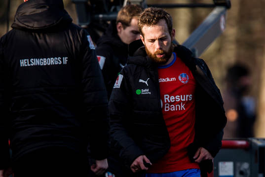 Helsingborgs Anders Randrup tvingas byta