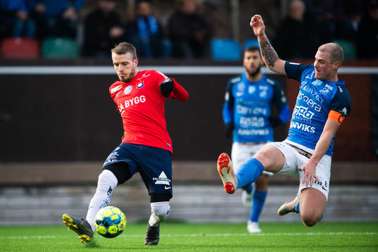 Örgrytes Simon Nilsson och Norrbys Nicklas Savolainen