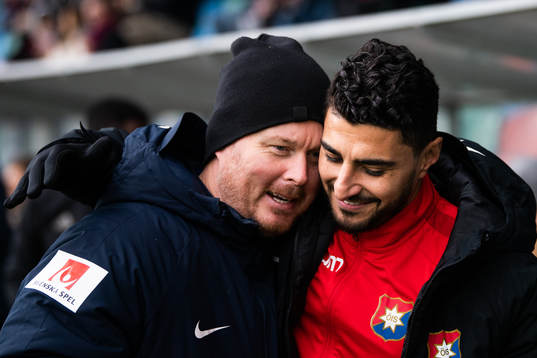 Norrbys assisterande tränare Fredrik Berglund och