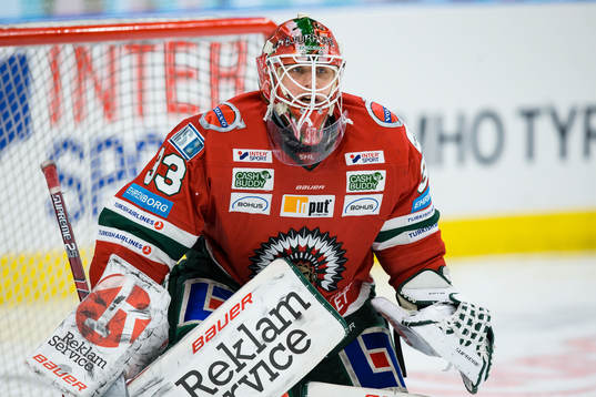 Frölundas målvakt Johan Mattsson