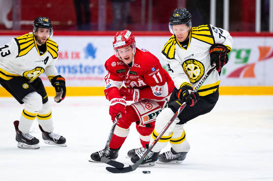 Timrås Henrik Törnqvist och Brynäs Nicklas Danielsson