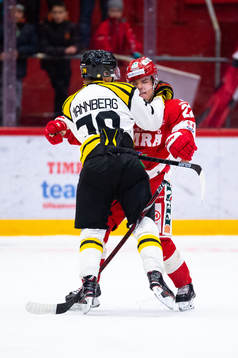 Brynäs Daniel Mannberg och Timrås Emil Berglund