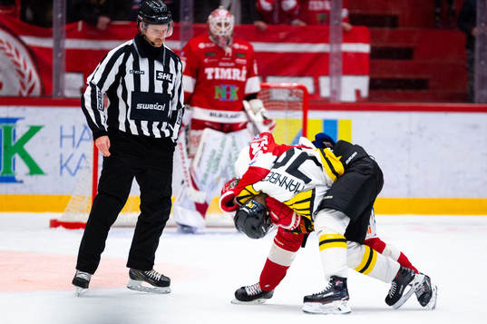 Brynäs Daniel Mannberg och Timrås Emil Berglund