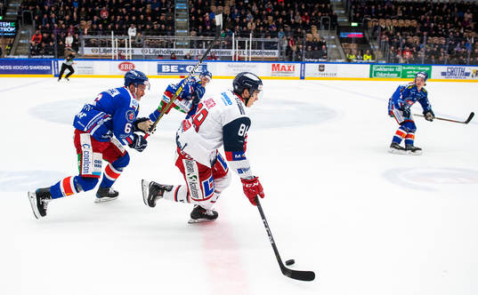Västerviks Ken Jäger och Oskarshamns Jesper Dahlroth
