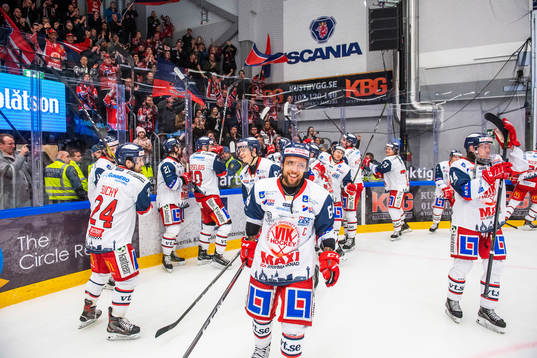 Västervikspelarna jublar