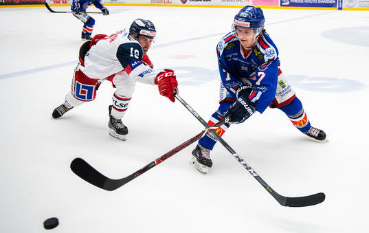 Västerviks Jens Holmström och Oskarshamns Isak Pantzare