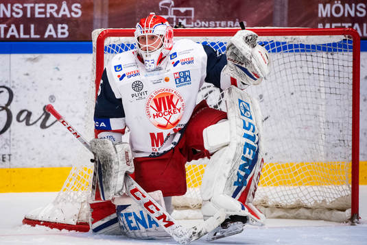 Västerviks målvakt Emil Kruse