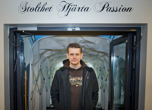 Porträtt på Örebros Marcus Birro