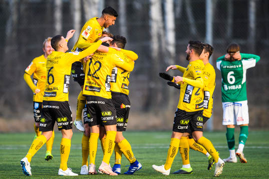 Elfsborgs Stefan Ishizaki jublar