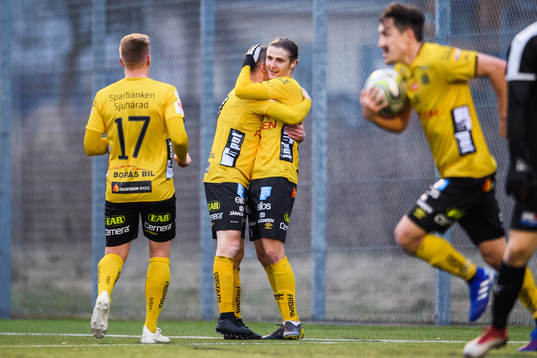 Elfsborgs Samuel Holmén jublar