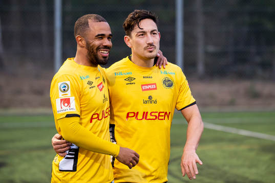 Elfsborgs Alex Dyer och Stefan Ishizaki