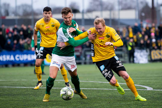 Hässleholms William Andersson och Elfsborgs Simon Lundevall